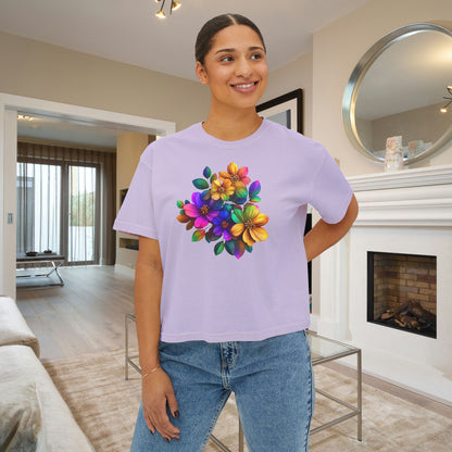 Burst of Bloom Women's Boxy Tee