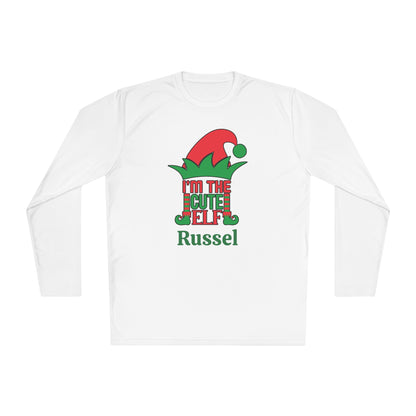I'm The Cute Elf Personalized Adult Long Sleeve Tee