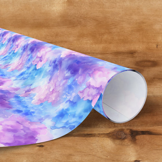 Pastel Clouds Wrapping Paper