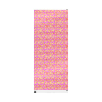 Sunset Sorbet Camo Wrapping Paper