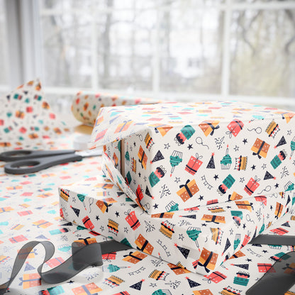 Happy Little Presents Wrapping Paper