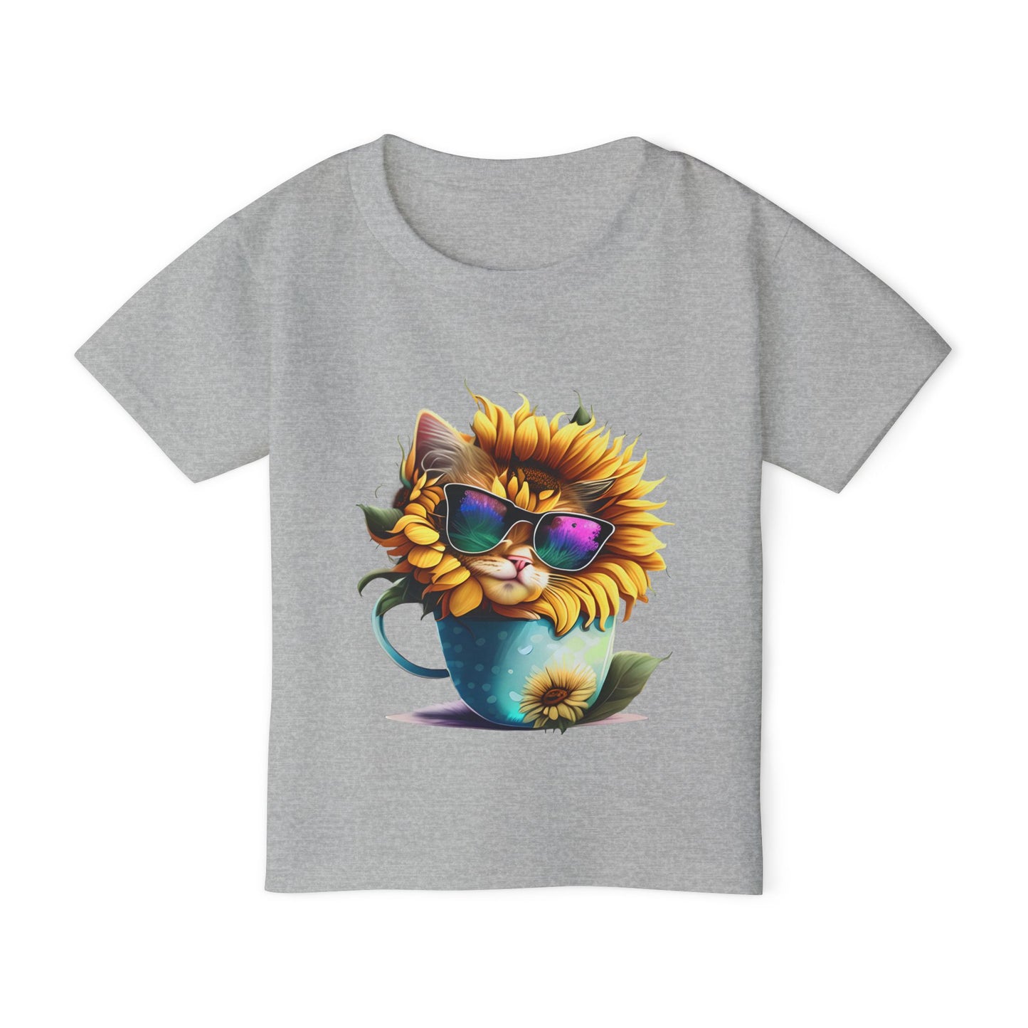 Cute Colorful Kitten 1 Heavy Cotton™ Toddler T-shirt