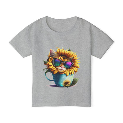 Cute Colorful Kitten 1 Heavy Cotton™ Toddler T-shirt