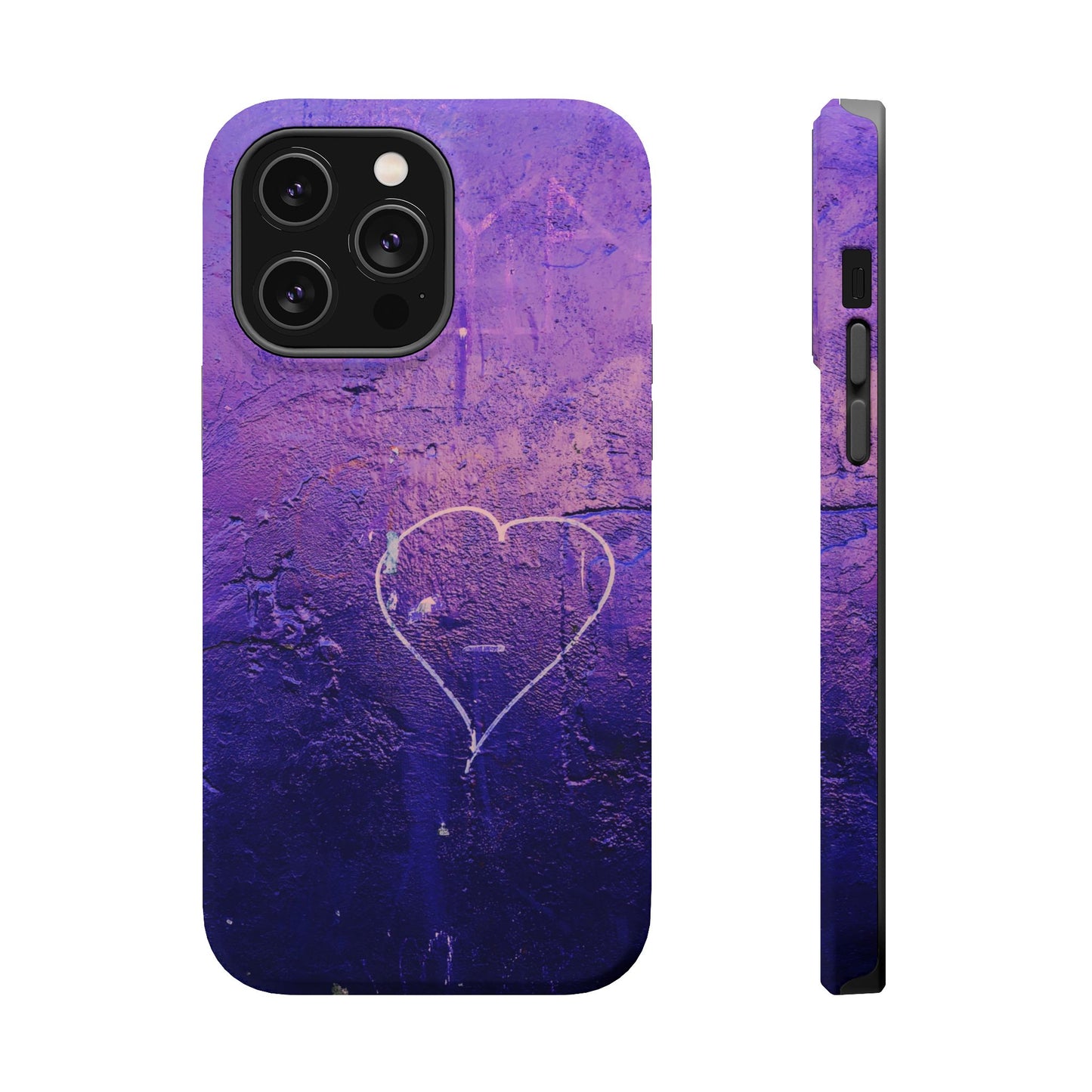 Purple Heart Wall MagSafe® Compatible Tough Case for iPhone