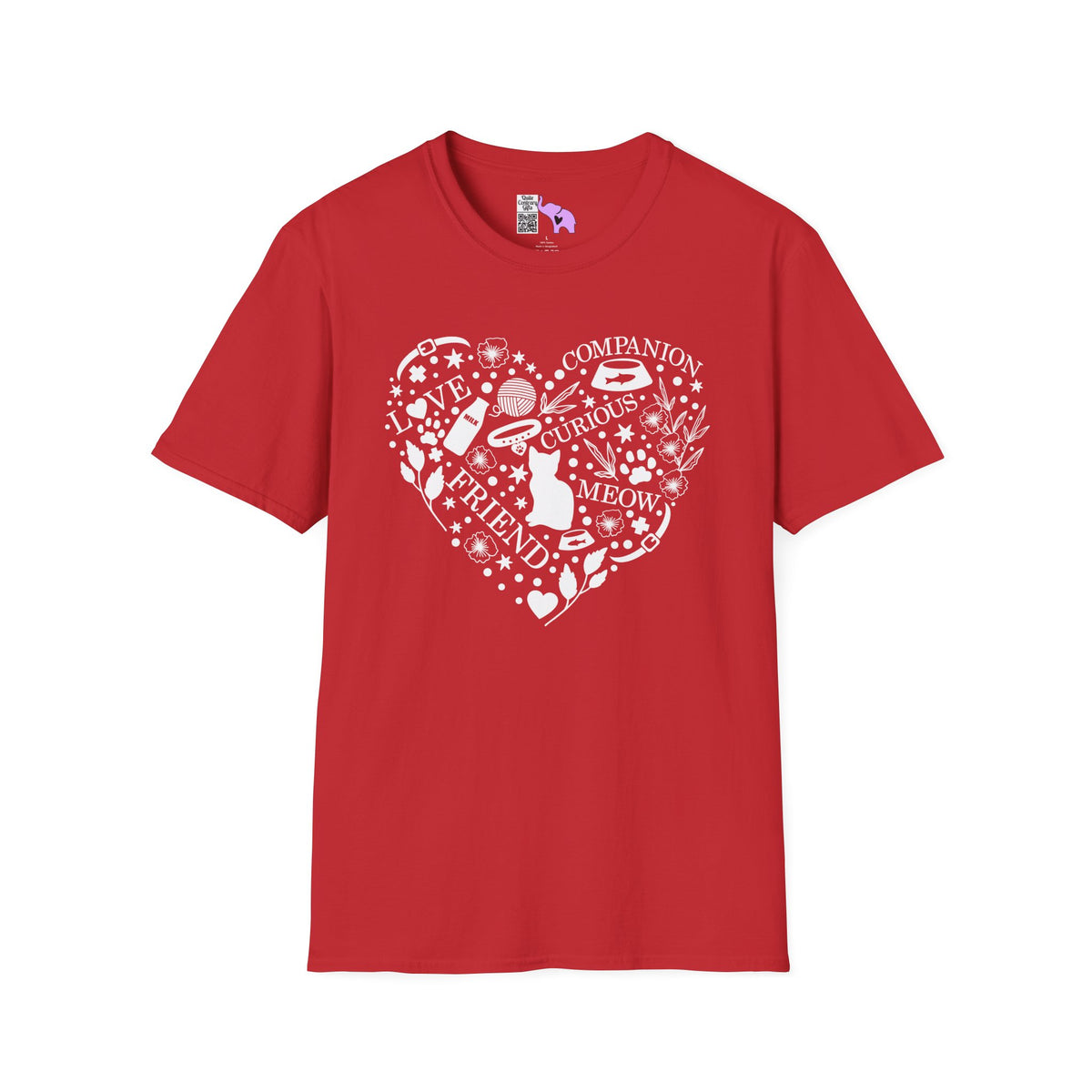 Cats Fill My Heart Adult T-shirt