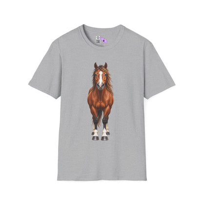 ""Front to Back Horse Lover Adult T-shirt