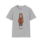 ""Front to Back Horse Lover Adult T-shirt