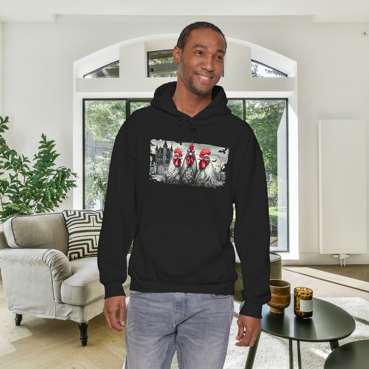 Spooky Chickens Heavy Blend™ Hooded Sweatshirt