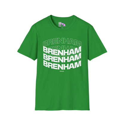 Brenham (Triple Arched) Texas Adult T-shirt