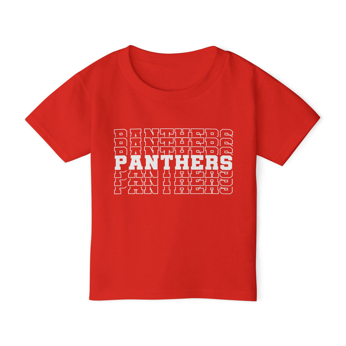 Panthers (Stacked) Heavy Cotton™ Toddler T-shirt
