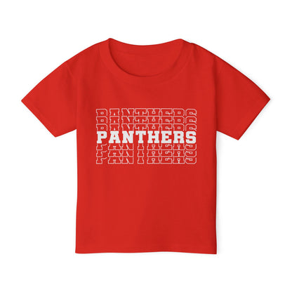 Panthers (Stacked) Heavy Cotton™ Toddler T-shirt