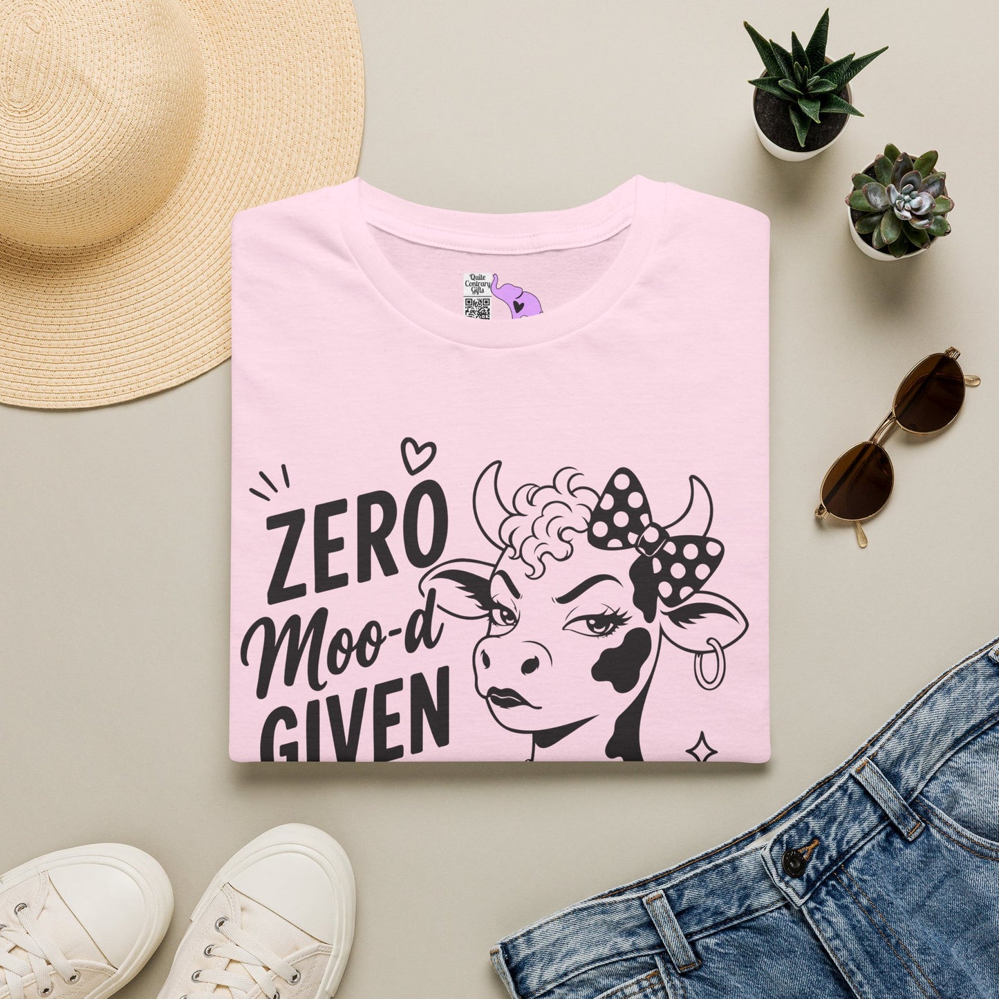 Zero Moo-d Given Adult T-shirt