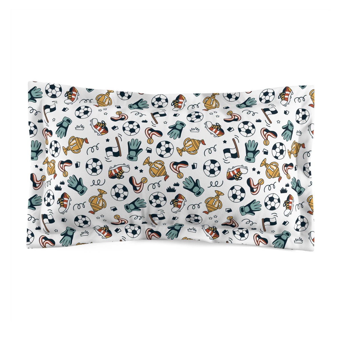 Little Soccer Legends Microfiber Pillow Sham