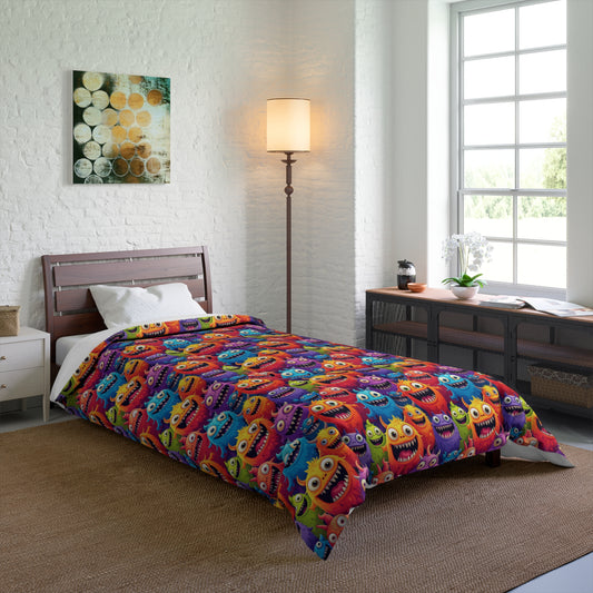 Happy Little Monsters Comforter