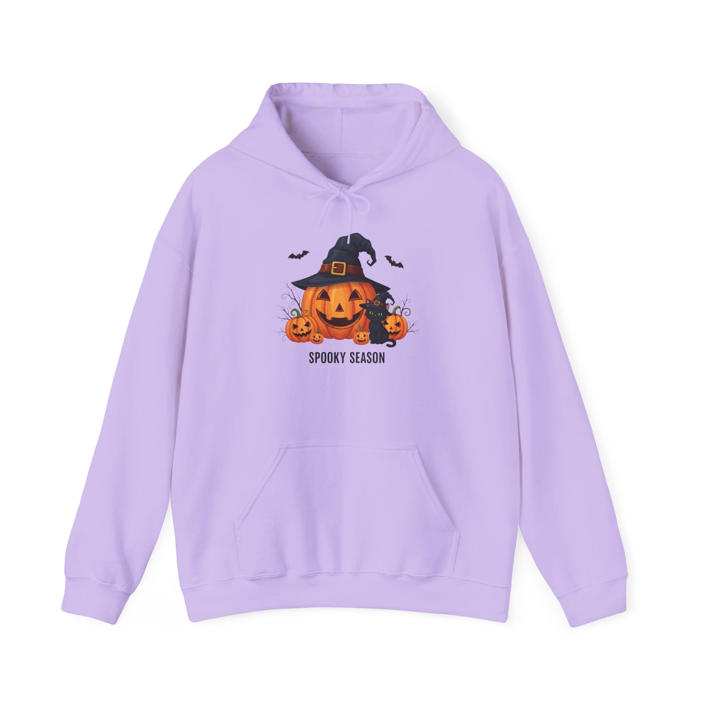 Spooky Season (Jack-O-Lantern/Black Cat) Heavy Blend™ Hooded Sweatshirt