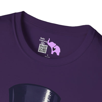 Top Hat & Mustache Skull Adult T-shirt