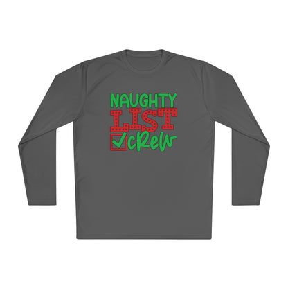 Naughty List Crew Adult Long Sleeve Tee