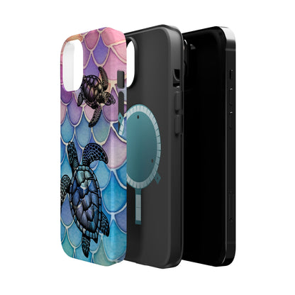 Sea Turtle Silhouette MagSafe® Compatible Tough Case for iPhone