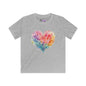 Feathery Heart Youth Softstyle Tee