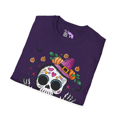 Dios de Muertos Skull Adult T-shirt