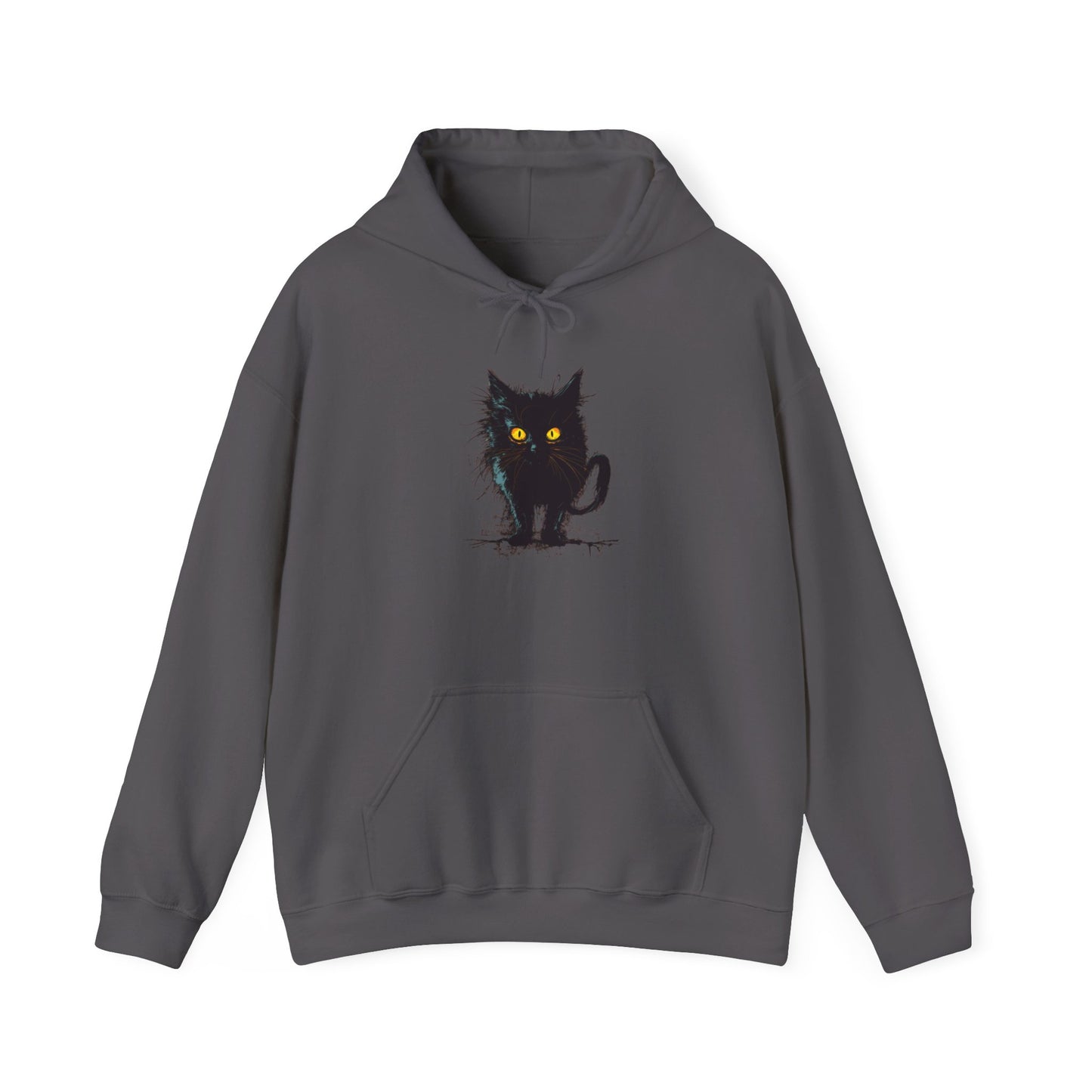 Black Kitten Heavy Blend™ Hooded Sweatshirt