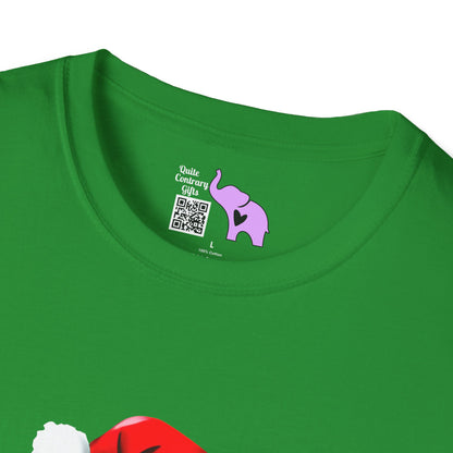 Santa Kitten Adult T-shirt