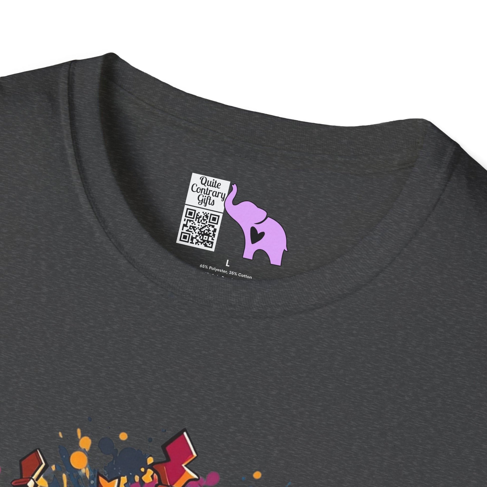 Colorful Crowned Skull Adult T-shirt