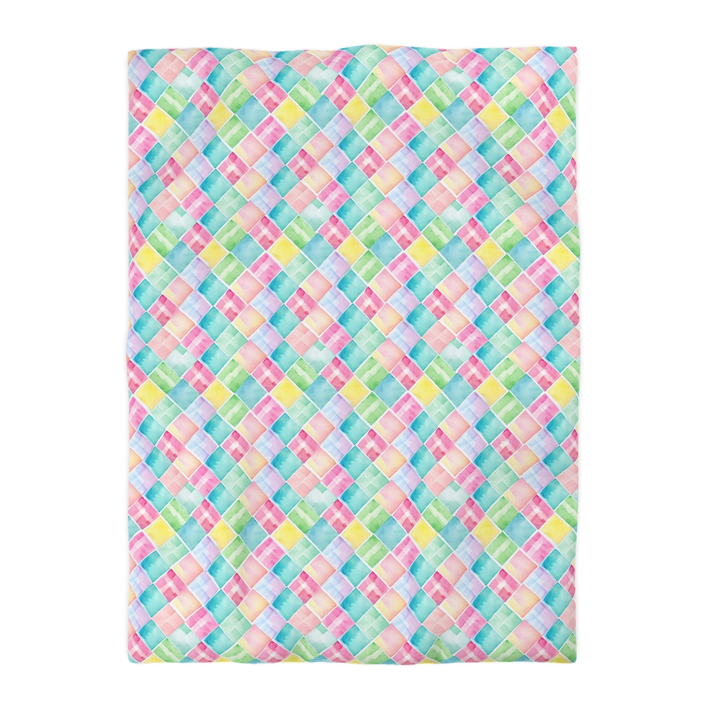 Watercolor Weave Microfiber Duvet Cover