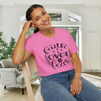 Faith Over Fear Adult T-shirt