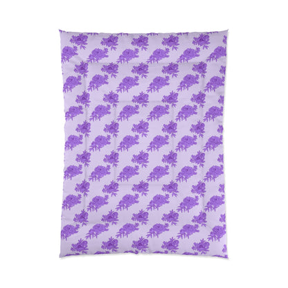 Royal Orchid Peonies Comforter