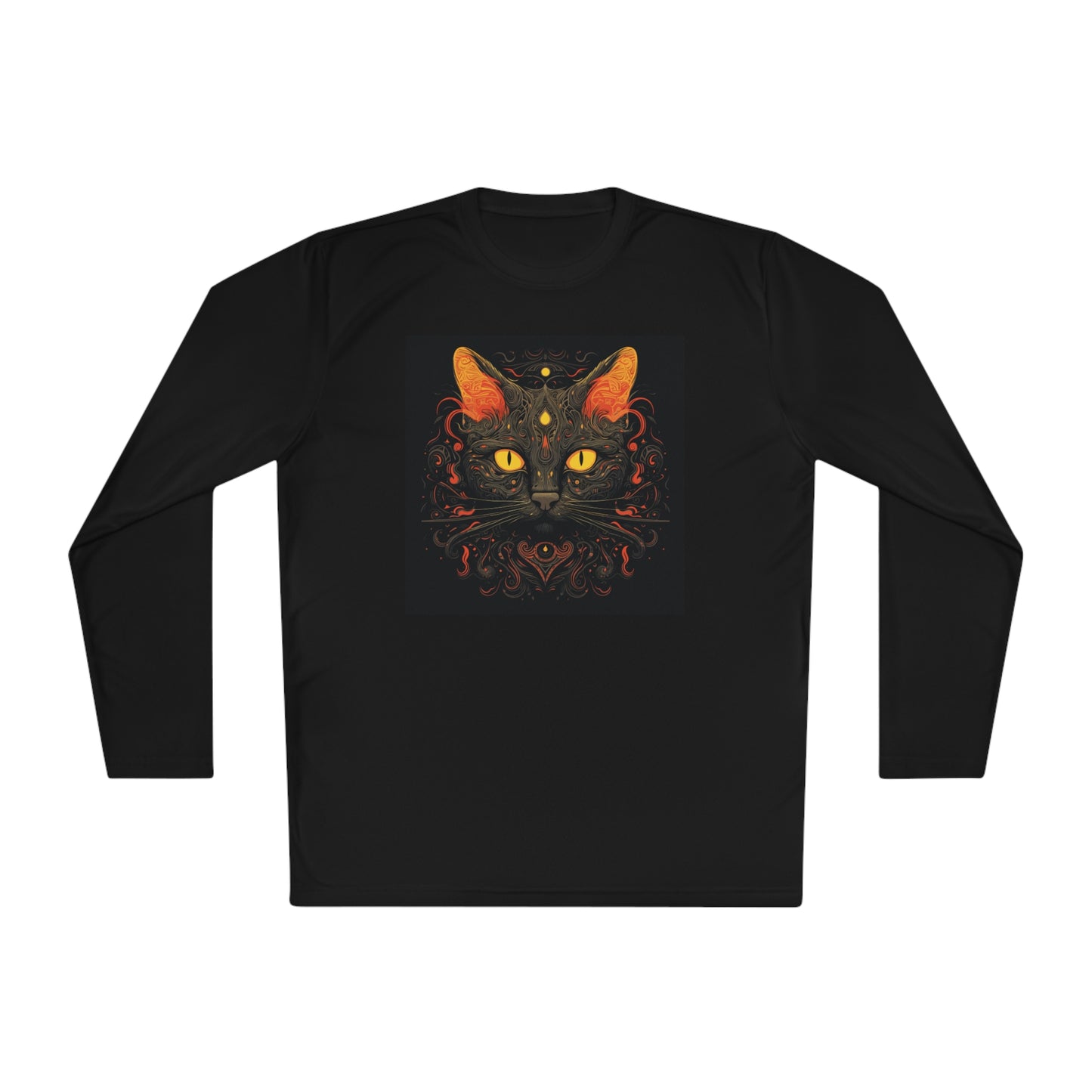 Creepy Black Cats 2 Adult Long Sleeve Tee