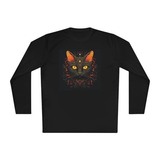 Creepy Black Cats 2 Adult Long Sleeve Tee