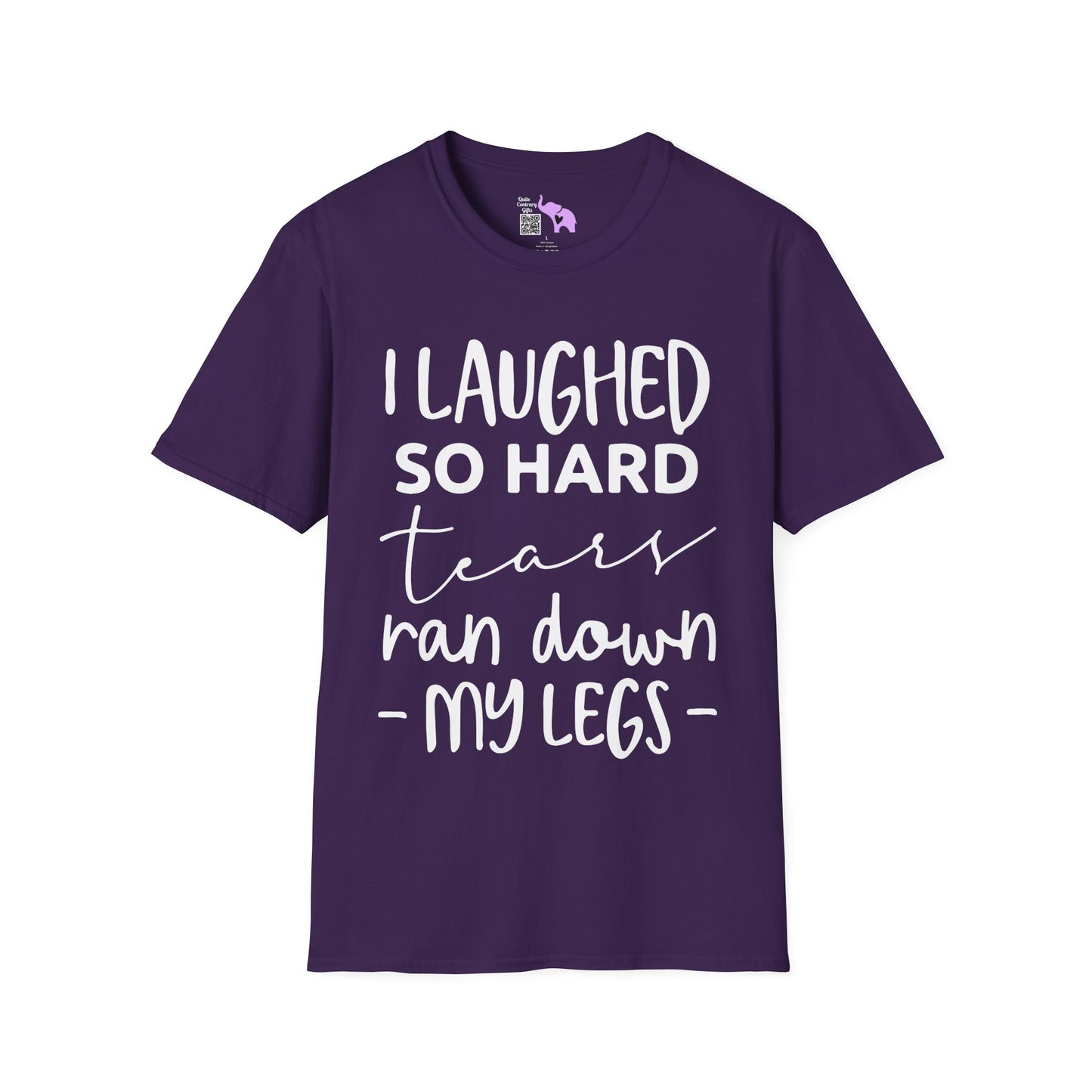I Laughed So Hard Tears Ran Down My Legs Adult T-shirt