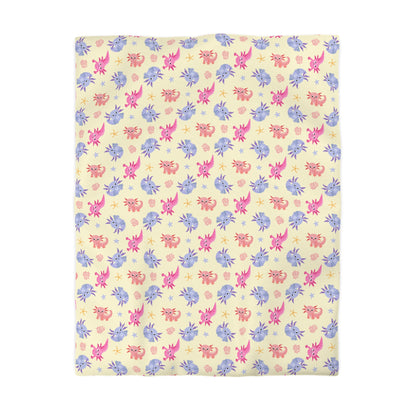 Happy Axos Microfiber Duvet Cover