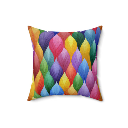 Vivid Vortex Throw Pillow