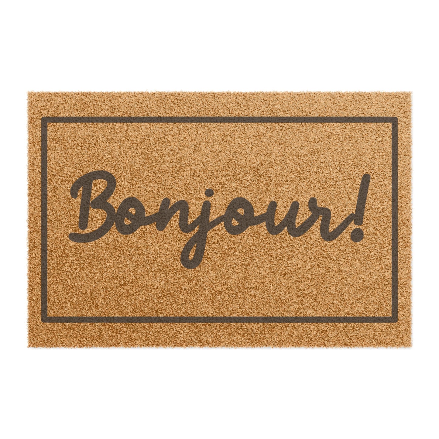 Bonjour Coconut Fiber Doormat