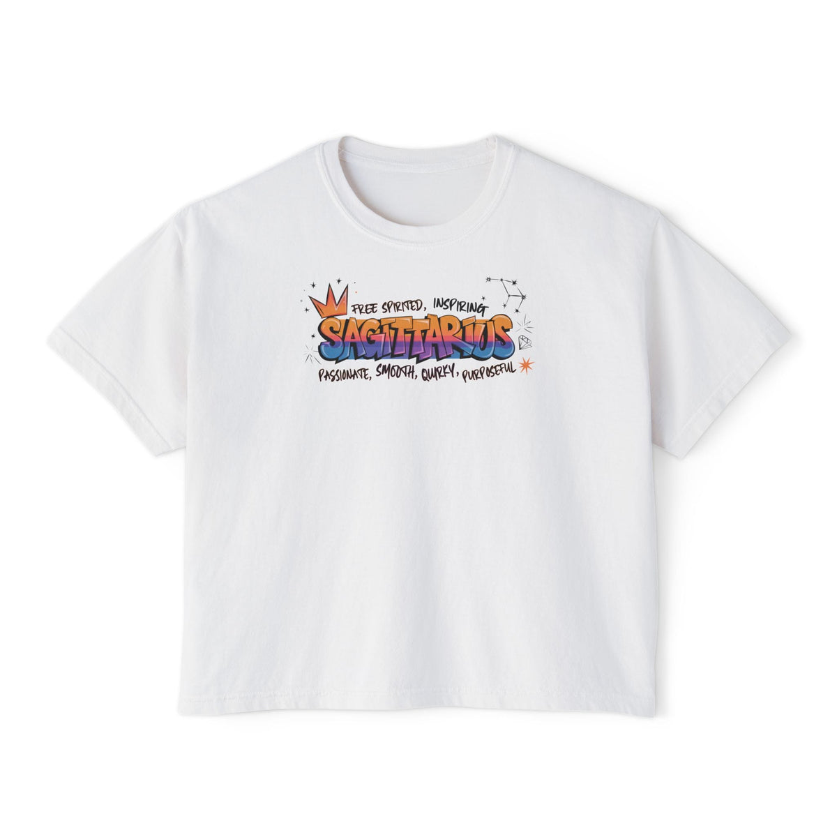 Sagittarius Street Art Women's Boxy Tee