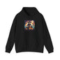 Halloween Scarecrow w/Pumpkins Heavy Blend™ Hooded Sweatshirt