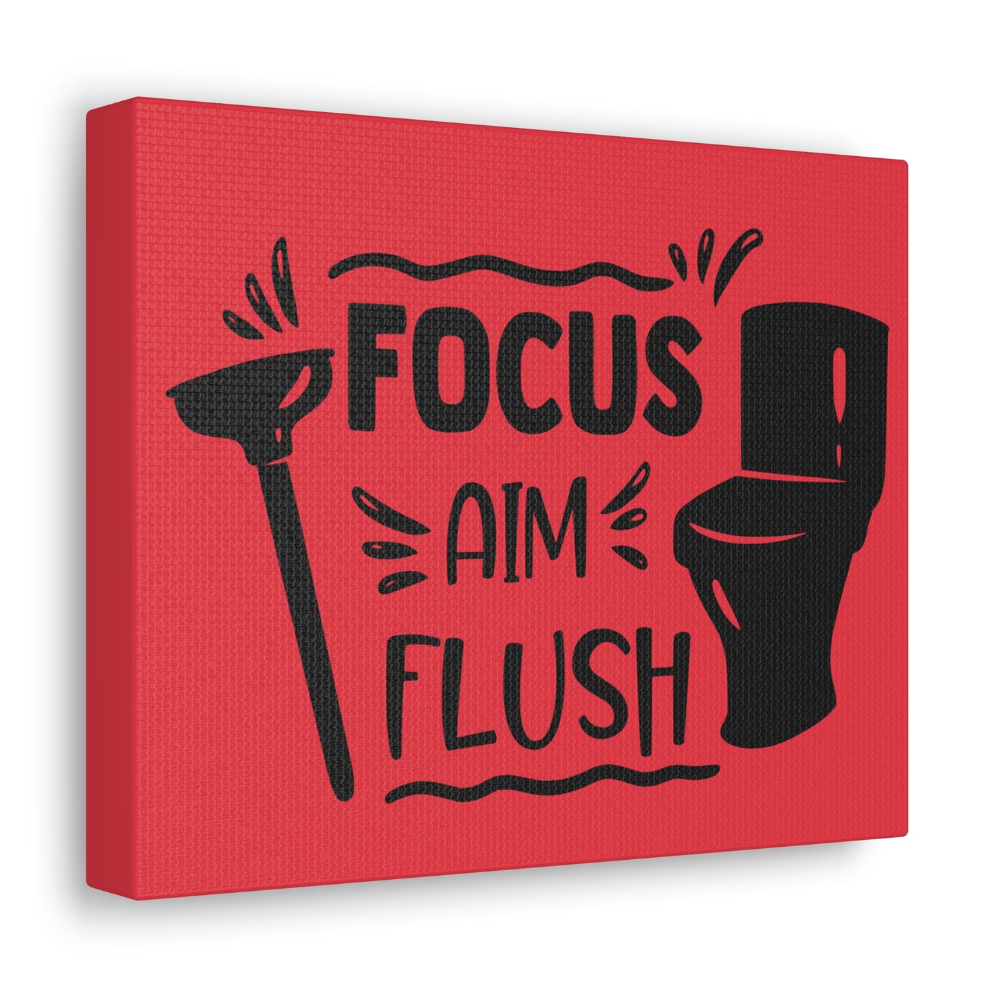 Focus Aim Flush Canvas Horizontal Wraps w/o Frame