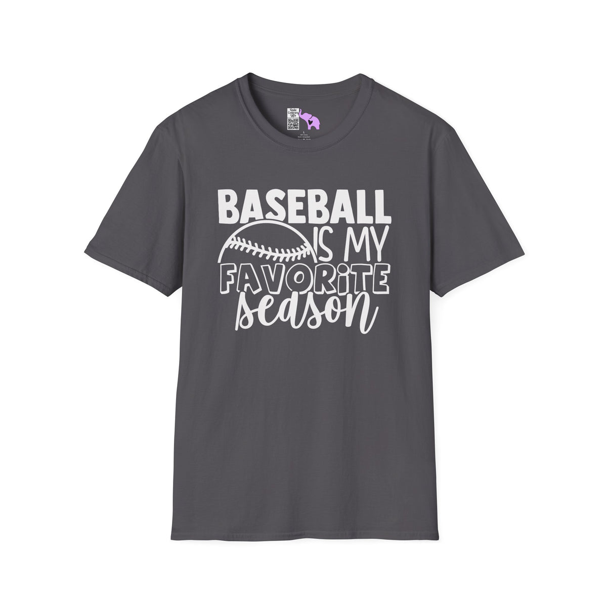 Baseball Is My Favorite Season Adult T-shirt