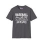 Baseball Is My Favorite Season Adult T-shirt