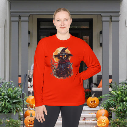Halloween Scarecrow Adult Long Sleeve Tee