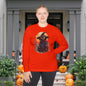 Halloween Scarecrow Adult Long Sleeve Tee