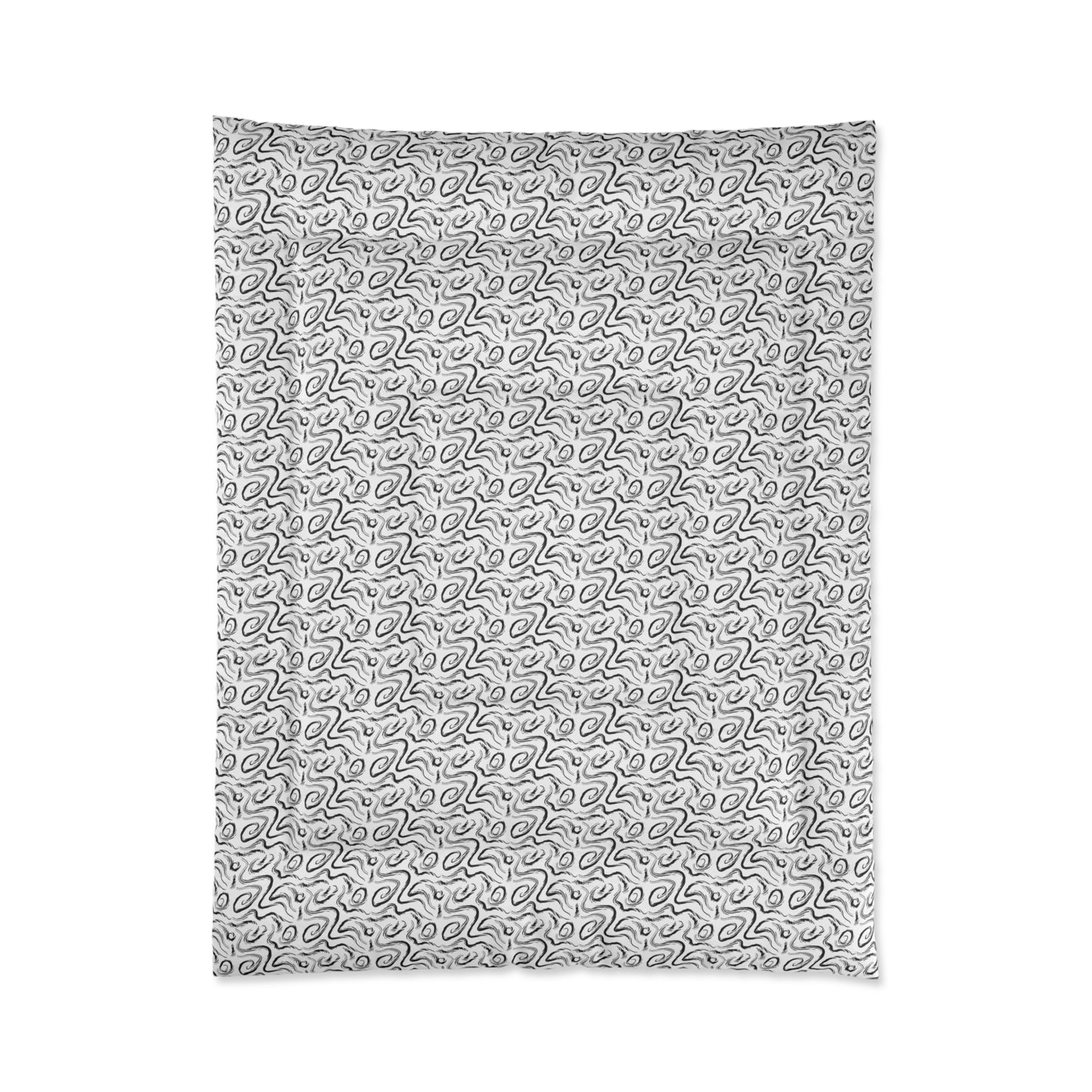 Grunge Scribbles Comforter