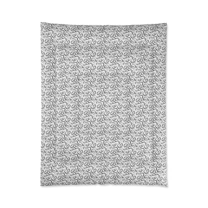 Grunge Scribbles Comforter