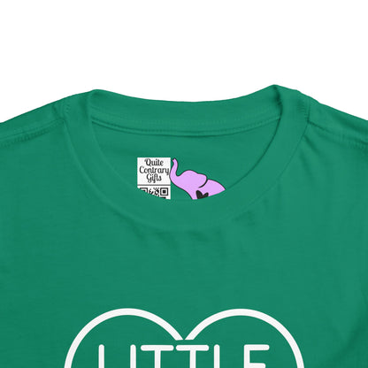 Little Sister (Heart) Toddler Tee