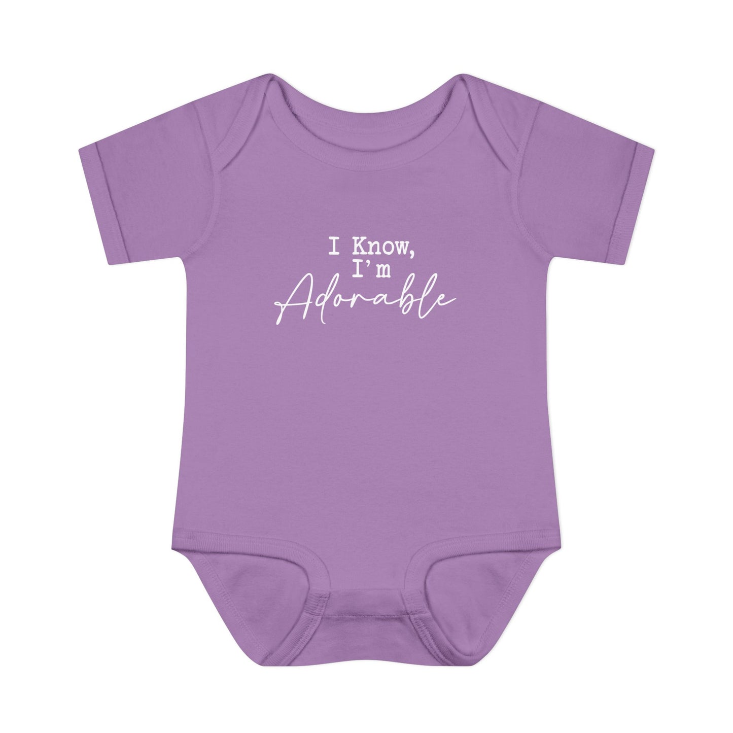 I Know I'm Adorable Infant Onesie