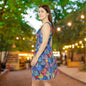 Color Pop Leather Hearts Women's Skater Dress