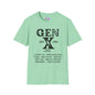 GenX 1970 Adult T-shirt