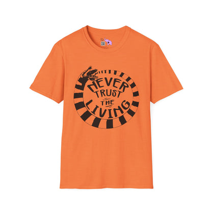 Never Trust The Living Beetlejuice Adult T-shirt